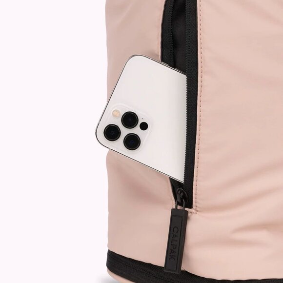 CALPAK Luka Expandable Laptop Tote in Rose Quartz - Picture 3 of 16